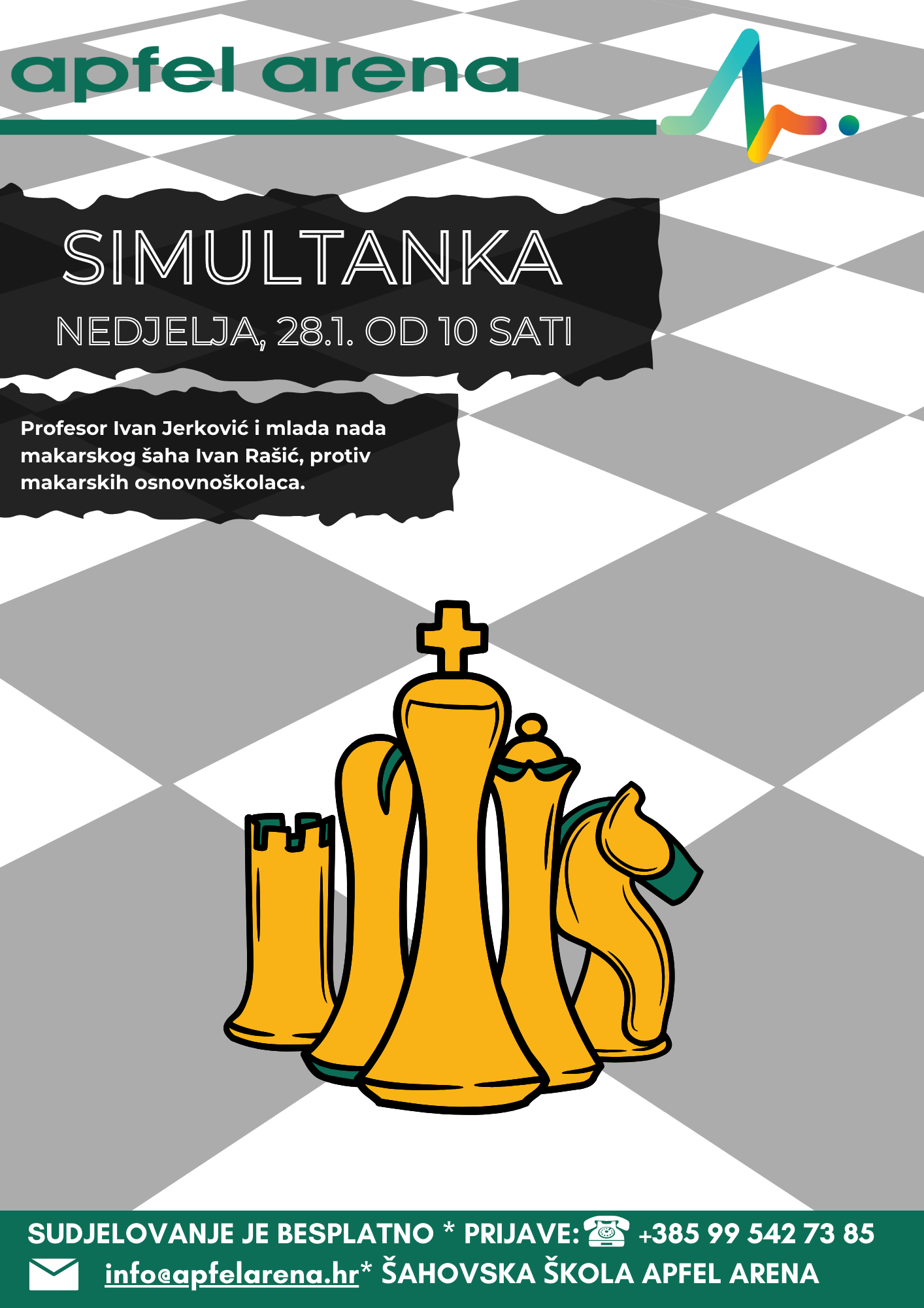 sahovska simultanka poster